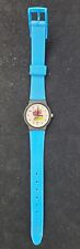 Reloj de pulsera vintage Timex Kool Aid banda azul original 377 celda BA segunda mano  Embacar hacia Argentina