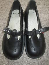 Kickers black leather for sale  SWINDON
