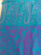 Turquoise pink paisley for sale  ROTHERHAM