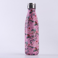 Bottiglia termica tema floreale in acciaio a doppia parete da 500ml comprar usado  Enviando para Brazil