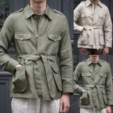 Linen olive green for sale  Shipping to Ireland