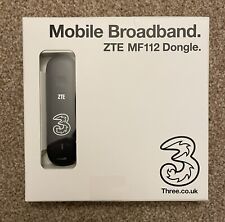 Módem Wifi USB 2.0 ZTE MF112 Negro Portátil 7,2 Mbps BT Móvil - Tres segunda mano  Embacar hacia Argentina