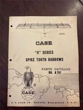 Used, VINTAGE CASE R SERIES SPIKE TOOTH HARROW PART CATALOG A761 - 11/1958 for sale  Strasburg