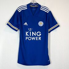 Usado, Camiseta deportiva Adidas Leicester City Home mediana azul fútbol segunda mano  Embacar hacia Argentina