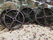Cast iron wheels for sale  EXETER