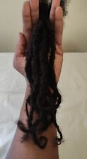 100% Human Hair Locs handmade Dreadlocks 10 pieces 8" To 10"  0.83mm thick Soft  for sale  Shipping to South Africa