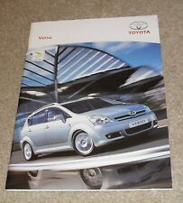 Toyota verso brochure for sale  SOUTHAMPTON