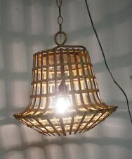 Bonacina lampada rattan usato  Tavernole Sul Mella