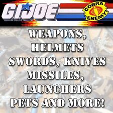 GI Joe & Cobra Guns Backpacks Pets Gear Helmets etc U CHOOSE ARAH Hasbro for sale  Shipping to Canada