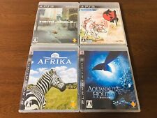 (Set of 4) PS3 Tokyo Jungle Afrika Aquanauts Holiday Okami Zekkeiban Japan for sale  Shipping to South Africa