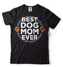 A Melhor Mãe Do Mundo Cão T-shirt Mãe De Cachorro Camisa Feminina Unissex Camisa Pet Lover Cachorro T comprar usado  Enviando para Brazil