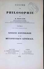 Mercier cours philosophie d'occasion  France