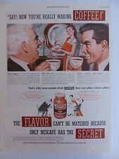 Used, 1947 NESCAFE INSTANT COFFEE vintage art print ad for sale  Shipping to South Africa