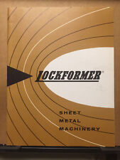 Vtg Lockformer Co Catalog Sheet Metal Machinery Snap Lock Tools Band Saw 1969, used for sale  Shipping to South Africa