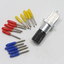 15 peças plotter cortador de vinil 30/45/60 graus lâminas ROLAND + suporte de lâmina ROLAND comprar usado  Enviando para Brazil