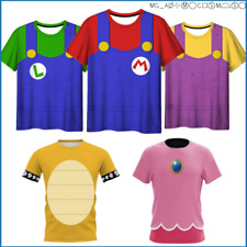 Camiseta Jersey Cosplay Super Mario Estampa 3D Tamanho Adulto, usado comprar usado  Enviando para Brazil