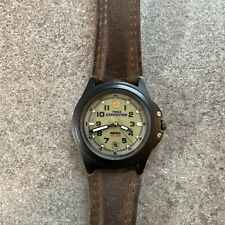 Timex Expedition Womens Watch 32mm Black Stainless Steel Case W/Leather Band Y for sale  Shipping to South Africa