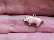 Silver enamelled pig for sale  BIRMINGHAM