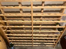 120 bottle wooden wine rack for sale  Shipping to South Africa