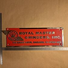 Royal master sign for sale  Belmont