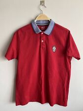 Camisa polo Juventus Turin Olimpia Milano 1936 M vermelha média manga curta oficial, usado comprar usado  Enviando para Brazil