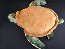 "Almohada de peluche suave para animales de peluche tortuga marina aventura planeta verde marrón ~20" segunda mano  Embacar hacia Argentina