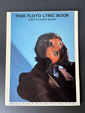 Usado, Livro de letras Pink Floyd por Roger Waters (1983, brochura comercial) comprar usado  Enviando para Brazil