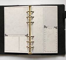 Conjunto de papel Filofax pessoal em um impressionante design de caixa de bala de prata - 20 páginas, usado comprar usado  Enviando para Brazil