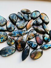 AAA Natural Spectrolite Labradorite Cabochon Loose Gemstone Wholesale Lot, used for sale  Shipping to South Africa