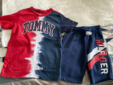 Usado, Roupas infantis - Meninos - Conjunto de 2 peças Tommy Hilfiger - Tamanho 7 - Azul/vermelho/branco comprar usado  Enviando para Brazil