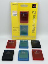 Lot Of 8 PlayStation 2 (PS2) Magic Gate 8 MB Memory Cards: Blue, Red & Black for sale  Shipping to South Africa