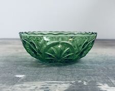 Vintage Anchor Hocking Green Pressed Glass Small Dessert Bowl for sale  Shipping to South Africa