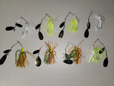 8 Rick Clunn RC Luck E Strike Trickster Spinnerbait Fishing Lures bass boat for sale  Shipping to South Africa