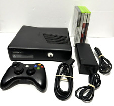 Usado, Paquete de consola Microsoft Xbox 360 Slim 4 GB con controlador inalámbrico OEM y cables segunda mano  Embacar hacia Argentina