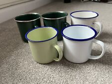 Enamel camping mugs for sale  NEWHAVEN