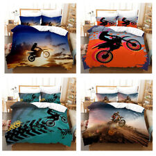 Roupa de cama para meninos adolescentes motocross moto colcha capa motociclista Doona comprar usado  Enviando para Brazil