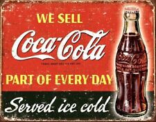 Metal vintage coke for sale  Shipping to Ireland
