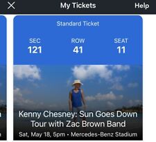 Kenny chesney tickets for sale  Gurley