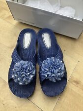 Navy mule sandals for sale  FROME