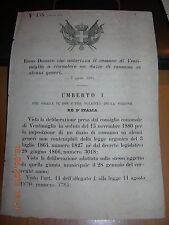 Regio decreto 1881 usato  Italia
