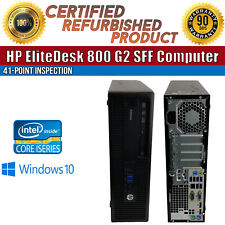 HP EliteDesk 800 G2 SFF Intel i7 8GB RAM 1TB HDD Windows 10 Pro USB VGA Desktop comprar usado  Enviando para Brazil