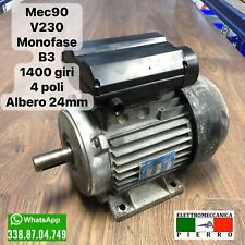 motore elettrico monofase 1400 giri usato  Massa Di Somma