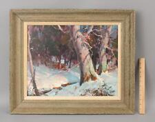 painting winter oil landscape for sale  Cumberland