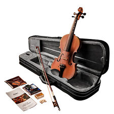  Juego de violín Eastar 4/4 tamaño completo con estuche rígido arco reposo hombro violín segunda mano  Embacar hacia Argentina