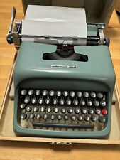 Used, Underwood-Olivetti Studio 44 Typewriter Blue With Original Box WORKS! for sale  Shipping to South Africa