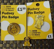 Bbc pudsey pin for sale  PURLEY