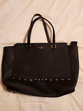 Kate Spade Black Large Jeweled Handbag Laurel Way Hadlee Purse Bag Please Read til salgs  Frakt til Norway