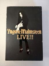 YNGWIE MALMSTEEN - ao vivo (2CD + Dr.Sin + VHS) raro 1998 conjunto de caixa Japão, usado comprar usado  Enviando para Brazil