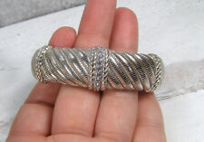 Sterling silver ribbed for sale  Newark