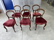 antique balloon back chairs for sale  LONDON